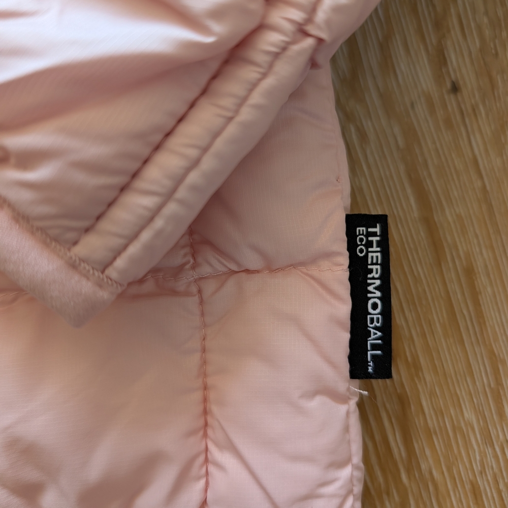 The North Face Pink Puffer Jacket 3-6 Months - Picture 2 of 5